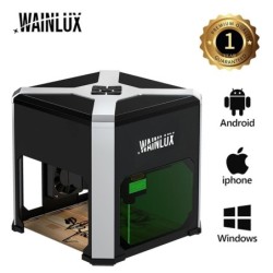 Wainlux - K6 - mini laser graveermachine - printer - snijplotter - houtbewerking - kunststof - 3000mw - WiFiGraveermachines