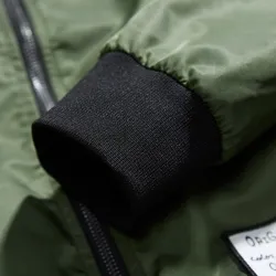 Bomber - pilotenjack - korte windbreaker - dubbelzijdig - met patches / rits - slim typeJassen