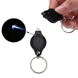 Mini pocket keychain - flashlight - LED - 5 pieces
