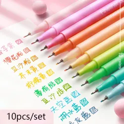Kleurrijke gelpen - marker - 10 kleurenPennen & Potloden
