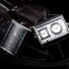 SINOBI - fashionable men's quartz watch - double multiple time zone - leather strap