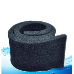Black biochemical cotton filter - sponge - for aquarium - 50 * 12 * 2cm