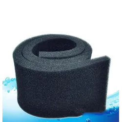 Zwart biochemisch katoenen filter - spons - voor aquarium - 50 * 12 * 2cmAquarium