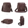 Petit sac à bandoulière élégant - cuir véritable