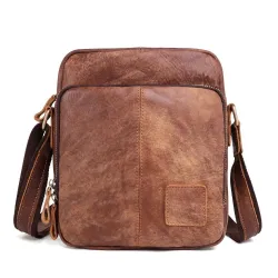 Petit sac à bandoulière élégant - cuir véritable