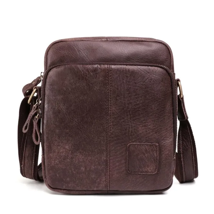 Petit sac à bandoulière élégant - cuir véritable