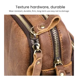 Petit sac à bandoulière élégant - cuir véritable