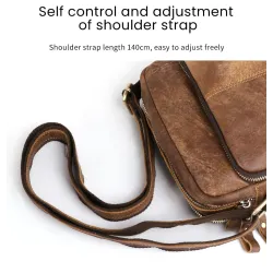 Petit sac à bandoulière élégant - cuir véritable