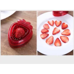 Aardbeiensnijder - fruitsnijderBestek