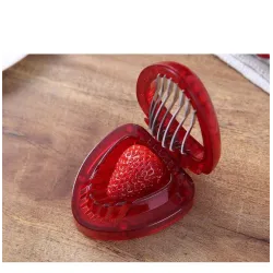 Aardbeiensnijder - fruitsnijderBestek
