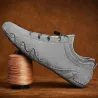 Baskets en daim élégantes - mocassins à enfiler