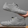 Baskets en daim élégantes - mocassins à enfiler