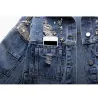 Vintage short denim jacket - with diamonds / holesJackets