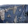 Vintage short denim jacket - with diamonds / holesJackets