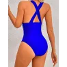 Sexy badpak uit één stuk - met push up - netdecoratieBadkleding