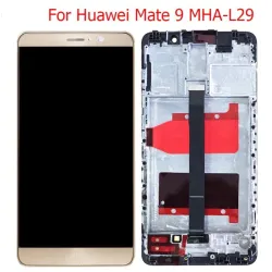 Origineel - LCD touchscreen - display met frame - 5.9" - voor Huawei Mate 9 MHA-L09 MHA-L29Beeldschermen