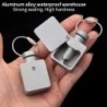 Pills storage box - separator - pills cutter - waterproof container - with key ring - aluminum alloyKeyrings