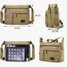 Retro canvas bag - adjustable shoulder strapBags