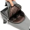 Luxe borst-/schoudertas - rugzak - USB-oplaadpoort - waterdicht - unisexRugzakken