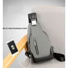 Luxe borst-/schoudertas - rugzak - USB-oplaadpoort - waterdicht - unisexRugzakken