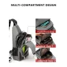 Luxe borst-/schoudertas - rugzak - USB-oplaadpoort - waterdicht - unisexRugzakken