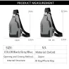 Luxe borst-/schoudertas - rugzak - USB-oplaadpoort - waterdicht - unisexRugzakken