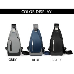 Luxe borst-/schoudertas - rugzak - USB-oplaadpoort - waterdicht - unisexRugzakken