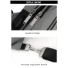 Luxe borst-/schoudertas - rugzak - USB-oplaadpoort - waterdicht - unisexRugzakken