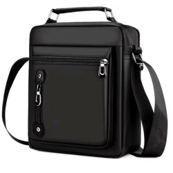 Elegant small briefcase - shoulder bag - waterproof nylon