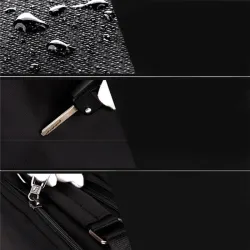 Elegante kleine aktetas - schoudertas - waterdicht nylonTassen