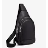 Fashionable shoulder bag - small backpack - with earphones hole - leatherBags