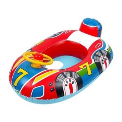 Opblaasbaar drijfzitje - zwemspeelgoed - autovormigZwemmen