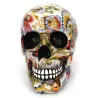 Resin sculpture - human skull model - colorful Halloween skullStatues & Sculptures