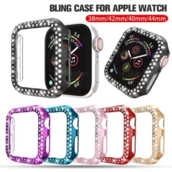 Diamanten beschermhoesjes - hoes - voor Apple Watch - 38 mm - 40 mm - 42 mm - 44 mmAccessoires