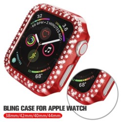 Coques de protection Diamond - cover - pour Apple Watch - 38mm - 40mm - 42mm - 44mm