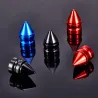 Universele bandventielen - aluminium doppen - korte spike - 4 stuksWiel onderdelen