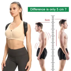 Ceinture de correction de posture réglable - pour le dos - les épaules - la colonne vertébrale