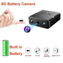 Mini caméra de sécurité - full HD - 1080P - vision nocturne - détection de mouvement - enregistreur vidéo/vocal