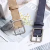 Klassieke leren riem - met metalen gespRiemen