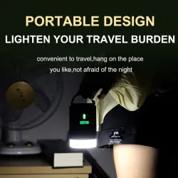 Multifunctional camping light - waterproof lamp - lantern - with remote - LED - USB - rechargeableOutdoor & Camping