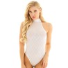 Sexy doorschijnende bodysuit - met rits aan de achterkantLingerie