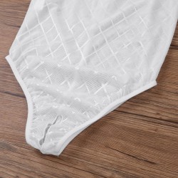 Sexy doorschijnende bodysuit - met rits aan de achterkantLingerie