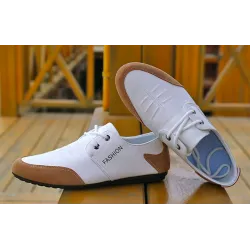 Chaussures pour hommes à la mode - mocassins - antidérapants - cuir véritable