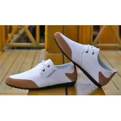 Modieuze herenschoenen - loafers - antislip - echt leerSchoenen