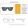 Classic retro sunglasses - bamboo wood - UV400 - unisexSunglasses