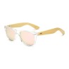 Stylish sunglasses - polarized - wooden frame - unisex