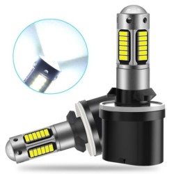 Antibrouillards auto - Ampoule LED - H1 - H3 - H27/881 - H27/880 - 2 pièces