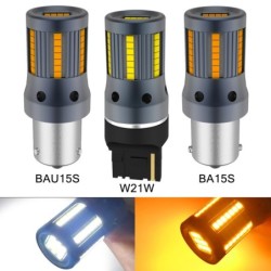 Auto richtingaanwijzer - LED lamp - P21W 1156 - BAU15S PY21W - 7440 W21W - 2 stuks