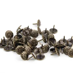 Antiek messing - bekleding nagels - decoratieve tack stud push pins - 100 stuksMeubels