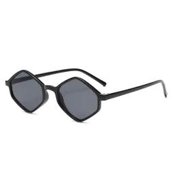 Lunettes de soleil carrées polygonales à la mode - UV400